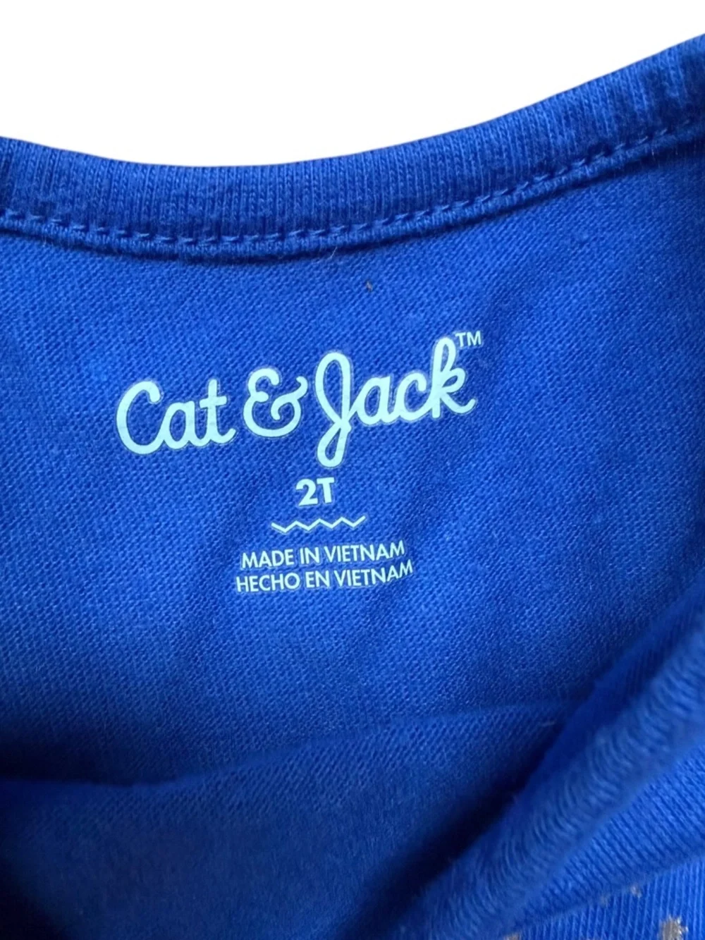 Cat & Jack 2T Hanukkah Shine Bright Menorah Tulle Dress Blue